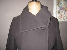 fff MANTEAU MARRON LAINE ET CACHEMIRE MARQUE PABLO GERARD DAREL T 38 40 42  TTBE