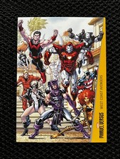 CARD CARTE PANINI MARVEL VERSUS 2022 GROUP CARD WEST COAST AVENGERS # 112 MINT