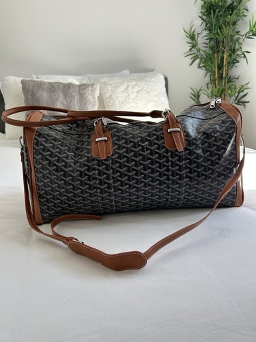 Sac voyage goyard cuir - goyard,