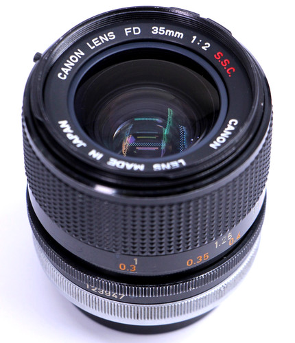 Objectif canon s - f2, s.s.c