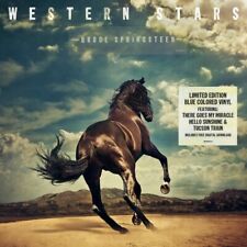 BRUCE SPRINGSTEEN "WESTERN STARS" BLUE VINYL LP BRAND NEW SEALED / NEUF EMBALLÉ