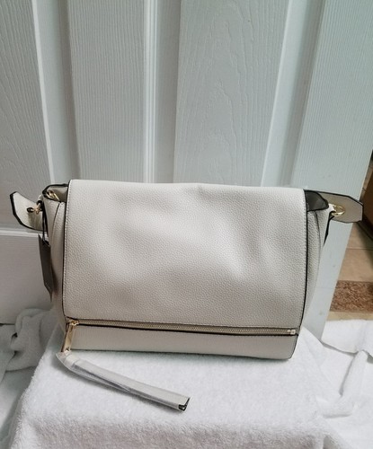 Zara white city bag with - zara, zip