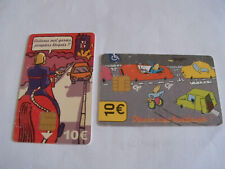 PARIS -  CARTE DE STATIONNEMENT - 10 € lot de 2