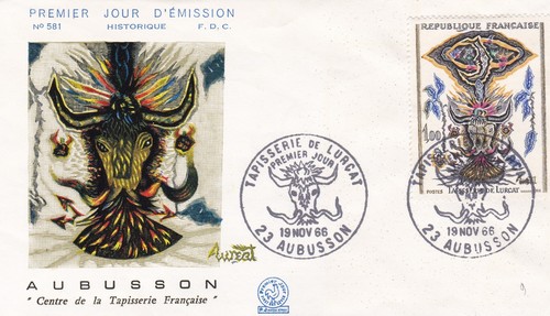 France 1966 fdc tapisserie - 1966,