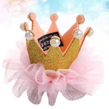  Couronne D'anniversaire Pour Animaux De Compagnie Accessoires Chiens