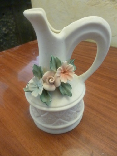 Vase vintage italien barbotine - vase,