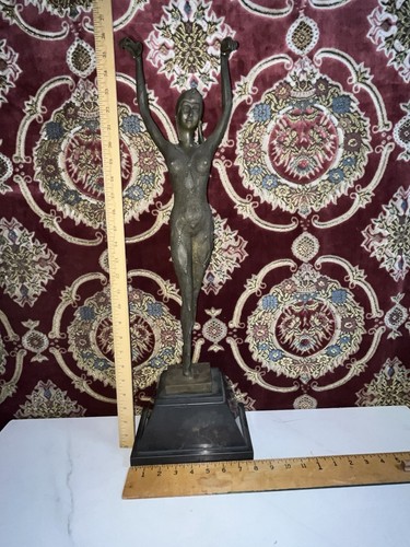 Large bronze egyptian dancer - bronze,