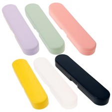  6 Pcs Caisse De Rangement Plastique Malette Porte-fourchette Étui À Baguettes