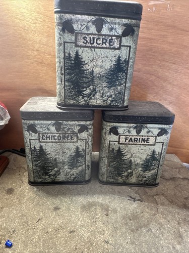 Lot trois ancienne boîtes - trois,