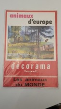Grand DECORAMA TOURET  "Animaux D'europe"  Neuf Sous Blister