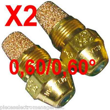 Gicleur fioul fuel 0,60 0,60°