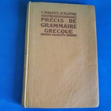 PRECIS DE GRAMMAIRE GRECQUE