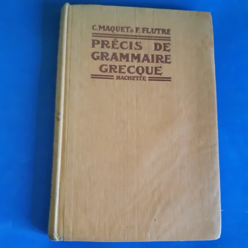 Precis grammaire grecque - precis,
