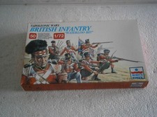 MAQUETTE FIGURINE BRITSH INFANTRY " WATERLOO 1815 , Napoleon " ESCI - 1/72