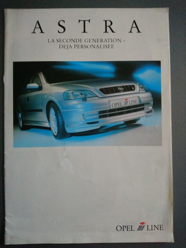 Brochure opel astra irmscher - brochure,
