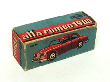 Vintage empty box boîte vide Mercury 15 Italy Alfa romeo 1900 /mebetoys politoys
