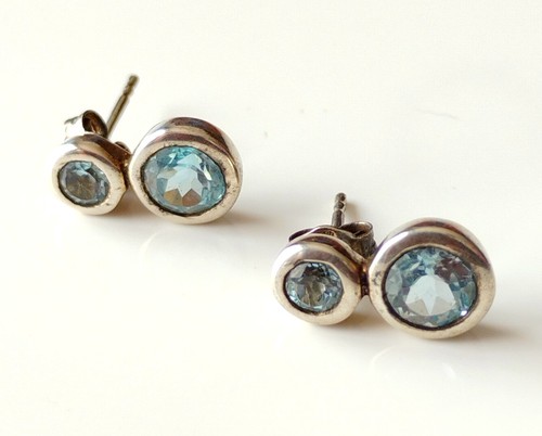 Boucle oreille topaze - d'oreille,