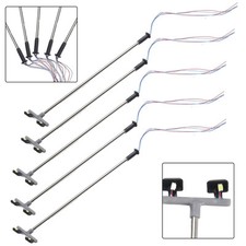 5*Deux feux de cour à LED jumeaux lampes de chantier modélisme ferroviaire LED