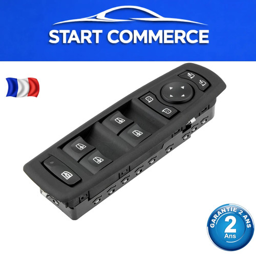 Commande bouton lève - , vitre
