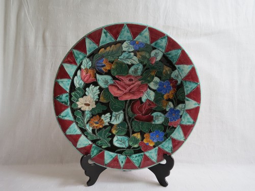 Grand plat motif - grand,