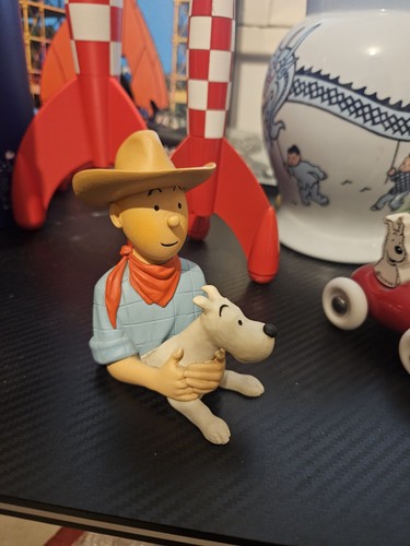 Buste kuifje tintin cowboy - kuifje,