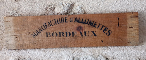 Ancienne plaque bois - ancienne, en
