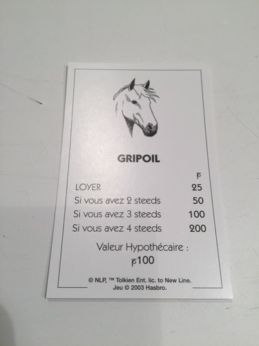 Carte gripoil pièce - carte,
