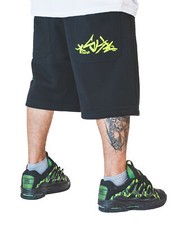 Bermuda in felpa BLUESKIN baggy THEBLUESKIN skate rap hip hop bfe02