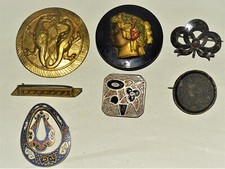 7 BROCHES époque 1900 BIJOUX