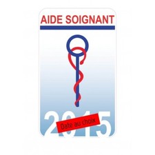 Caducée Aide Soignant autocollant sticker