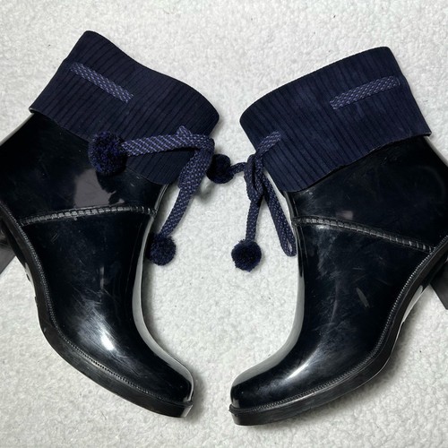 Marc jacobs navy glossy ankle - jacobs,