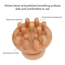 Wood Head Massager Octopus Shape Remove Discomfort Reduce Stress Head Massage