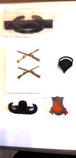 insignes metaliques subdued,basse visibilité,us army époque vietnam
