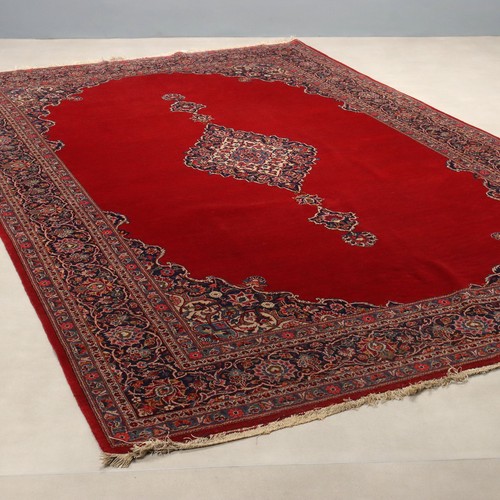 Tapis ancien asiatique coton - tapis,