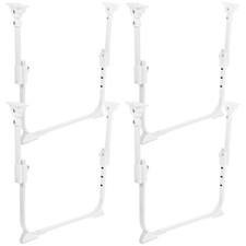  2 Pairs Pieds Table Pliable