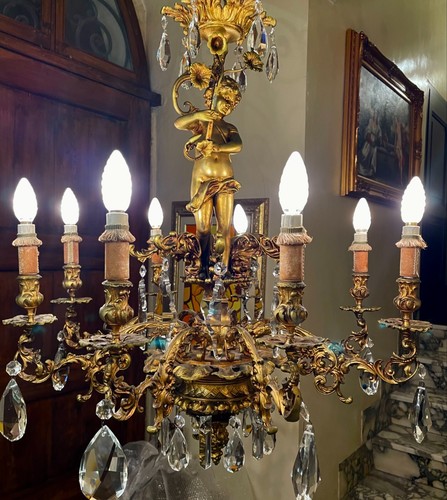 Imposant lustre français - lustre,