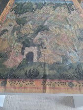 Tenture indienne sur soie
