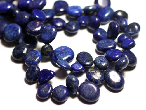 10pc perles pierre - -, lapis