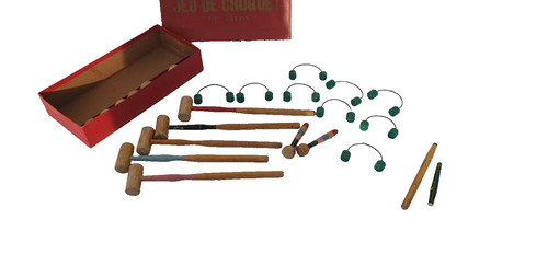 Ancien jeu croquet - ancien,