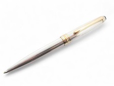 VINTAGE STYLO BILLE MONTBLANC MEISTERSTUCK SOLITAIRE DOUE ARGENT MASSIF PEN 900€