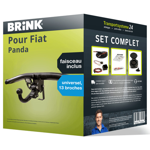 Attelage amovible brink - amovible, pour