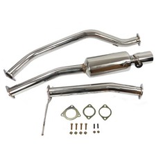 Inox Échappement 76mm 3 "