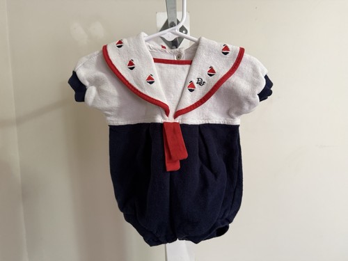 Baby dior nautical romper - romper,