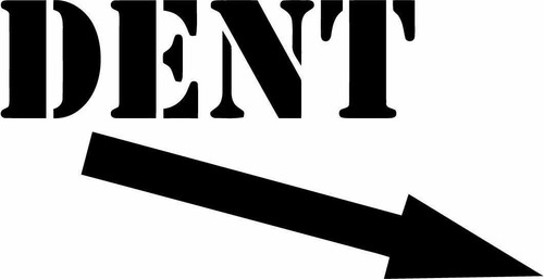 Autocollant sticker mural - , dent