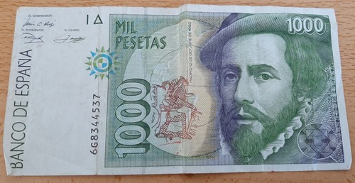 Billet 1000 pesetas espagne - billet,
