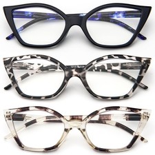 Lunettes de lecture anti-lumière bleue femme - 3,50 x 3 pack