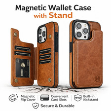 Coque Portefeuille Cuir RFID