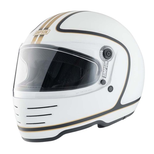 Casque simpson m62 honda blanc - honda,
