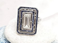 Bague de mariage style art