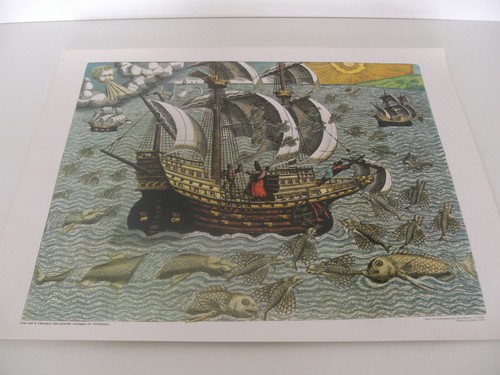 Ancienne planche affiche - ancienne,